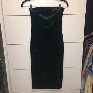 Midi Bodycon velvet dress